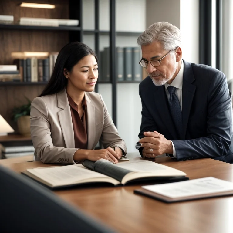 Senior legal advice illustration